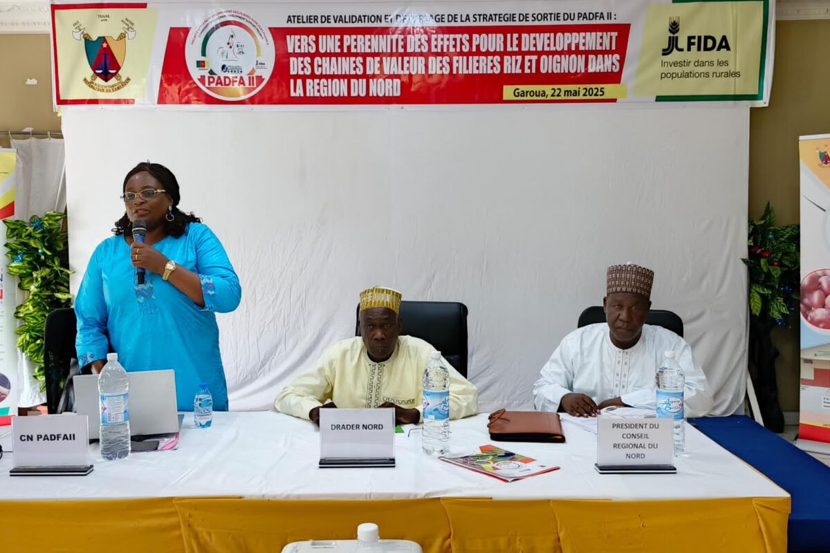 STRATÉGIE DE SORTIE DU PADFA II : ATELIER DE VALIDATION ET DE PARTAGE À GAROUA