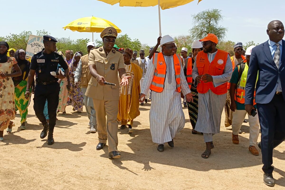 VISITE DU CHANTIER DE L&rsquo;USINE DE TRANSFORMATION DE L&rsquo;OIGNON DE GAZAWA